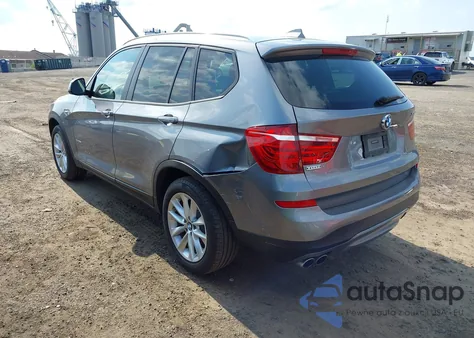 2017 BMW X3 xDrive28I из США, поврежденный, VIN 5UXWX9C36H0W74972